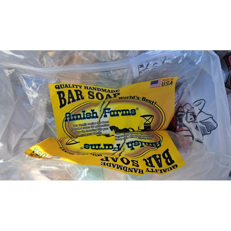 Amish Farm Bar Soap Pack Of 5 Huge Bars 7oz