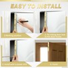 Hicarer 4 Pcs 7 Inch Solid Brass Flush Bolt French
