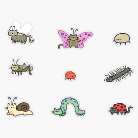 Tiny Cats Bumper Sticker Vinyl Decal 5"