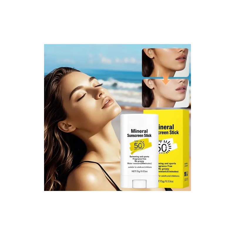 2 botellas Protector solar en barra Rapid Sunscreen SPF 50,,