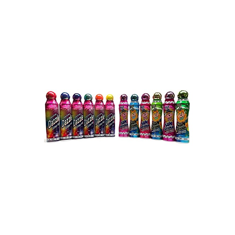 Bingo Dauber - Mixed Dozen Includes 6 Dazzle Glitter Ink