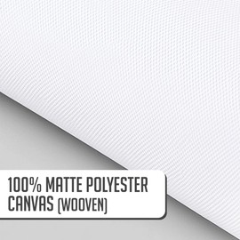 Soletex Premium Polyester Matte Canvas Roll – Quick Dry, Wide Format Inkjet Compatible, Perfect for Fine Art, Photography, and Archival-Quality Giclée Printing (24"x99' | 240gsm | 2" Core)