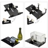 19Pcs Glass Bottle Cutter Round Square Bottles Cutting Machine for