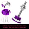 4 PCS Car Hood Pins, 1.2 Inches Push Button Bonnet