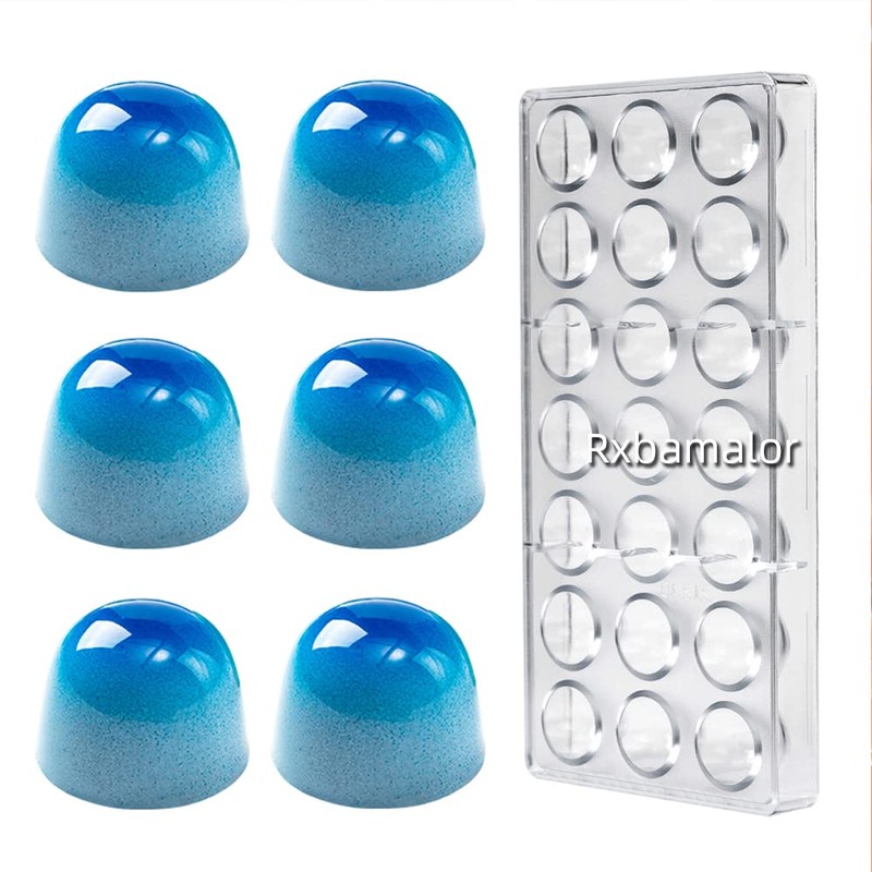 Polycarbonate Bullet Shape Chocolate Mold - 21 Cavity (12g Each)