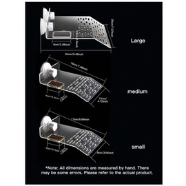 Aquatic Turtle Basking Platform, Ramp Resting Terrace, Habitat Indoor, Accessories for Tank (Small)