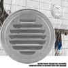 DDBSUN Stainless Steel Wall Air Vent Round Flat Grille Ducting
