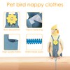 CAIRIAC Parrot Clothes, Parrot Diaper Bird Flight Suit, Bird Diaper