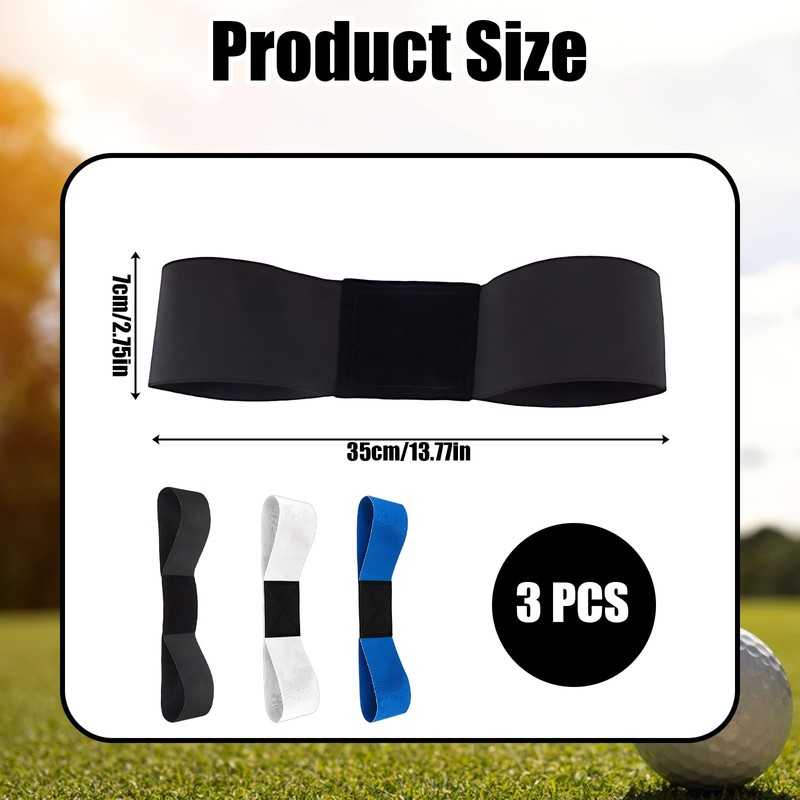 GZGRYTRC Golf Swing Band, 3Pcs Golf Connection Band Set for