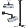 2-Be-Best Upgraded Long Projector Mount Height 25-39"/ 63-100CM Projector Ceiling