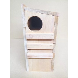 Handmade Squirrel House Nesting Box Bird Cedar Animals Safety Guard Wooden Handmade