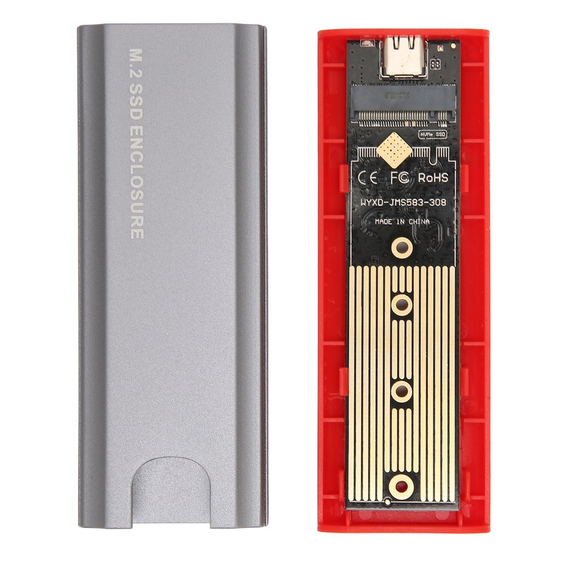 M.2 NVME SSD Enclosure 10Gbps High Speed Transmission PCIe NVMe