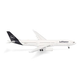 Herpa modellino aereo Lufthansa Airbus A330-300, miniatura in scala 1:500, pezzo da collezione, modello di aereo senza supporto, metallo