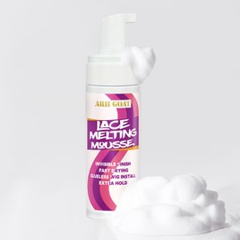 ARHGOAT Lace Melting Mousse 5.28oz/150ml, Extreme Firm Hold, with Aloe Vera & Olive Oil, No Residue, Long Lasting Formula, Protecting Your Edges