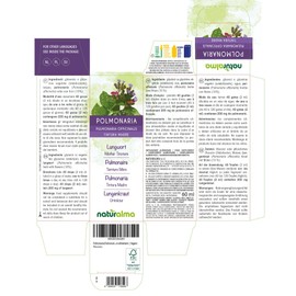 Lungwort (Pulmonaria officinalis) herb with Flowers Alcohol-Free Mother Tincture Naturalma - Liquid Extract Drops 60 ml - Food Supplement - Vegan