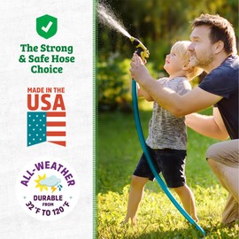 Back to the Roots Kink Resistant, BPA-Free Garden Hose, 50ft
