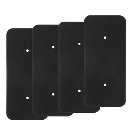 Pack of 4 Filters for Hoover Candy 40006731 Heat Pump Dryers, JINSIHU Dryer Sponge Filter Filter 275 × 125 × 10 mm Filter Mat Condenser Dryer Heat Exchanger Filter Dryer Filter Foam Filter