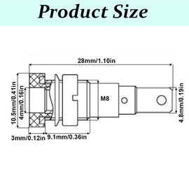 Banana Jack Socket 4mm Banana Jack Socket Panel Mount Banana Jack Adapter Connector Post Connector for Speaker Audio Equipment Green 10pcs