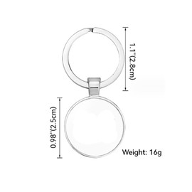 EnigmaGlow World - Llavero con la bandera de la mayoría de los países, llavero diario de aleación de zinc, llaves de coche para hombres y mujeres, Barbados, 2.1inch