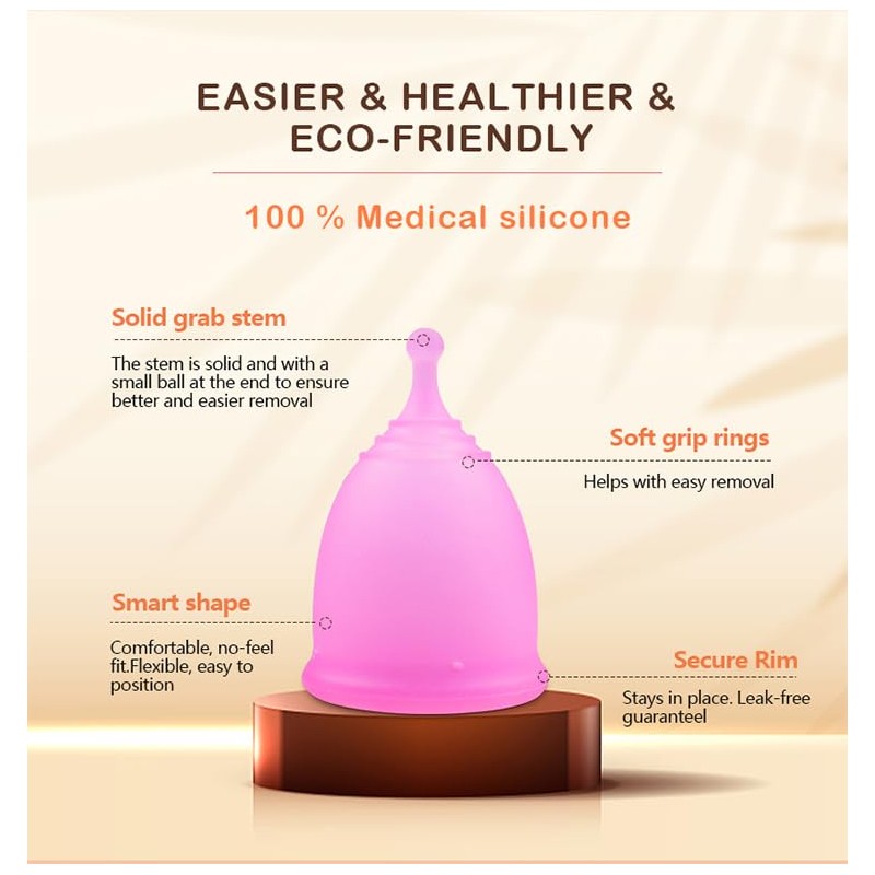 K-Flow Menstrula Cup (Pink,Large)