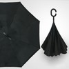 Double Reverse Umbrella Fiber Waterproof Light Weight Inverted Umbrella with