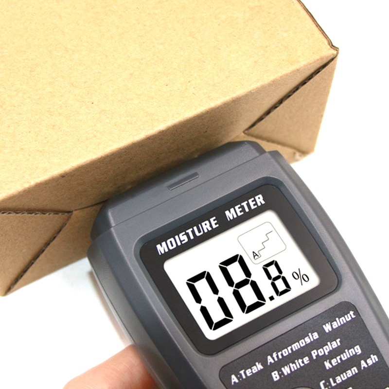 Wood Moisture Meter Handheld LED Digital Humidity Tester Detector Moisture