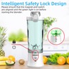 DENOKIN Portable Blender 20oz Vessel, Cordless Personal Size Blender for