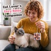 Dalycro Cat Paw Keyboard Fidget, 9-in-1 Clicker Keychain with Clicky