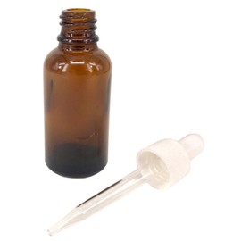 Nutley's Amber and White Dropper Bottles, 30ml (5)