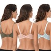 Curve Muse Women's Plus Size Minimiser Unlined Underwired Full Coverage
