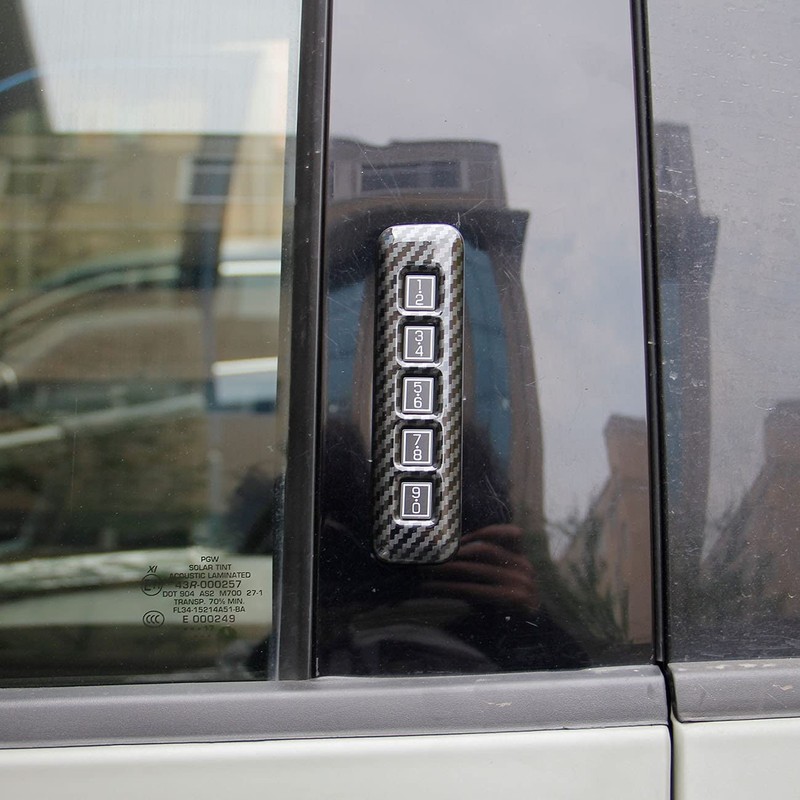 Korlot Carbon Fiber Truck Door Pillar Post Keypad Password Code