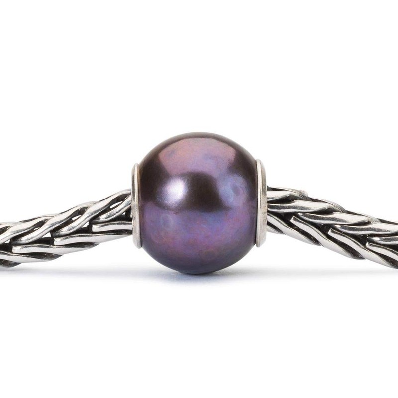 Trollbeads Silver 925 Bead Peacock Pearl