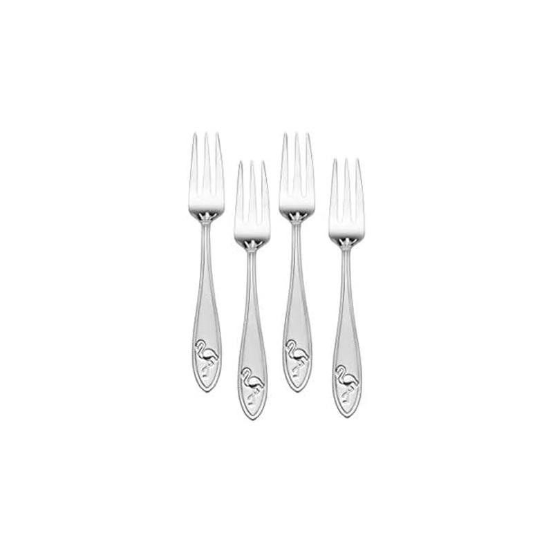 Towle Everyday Flamingo Cocktail Forks, Set Of 4