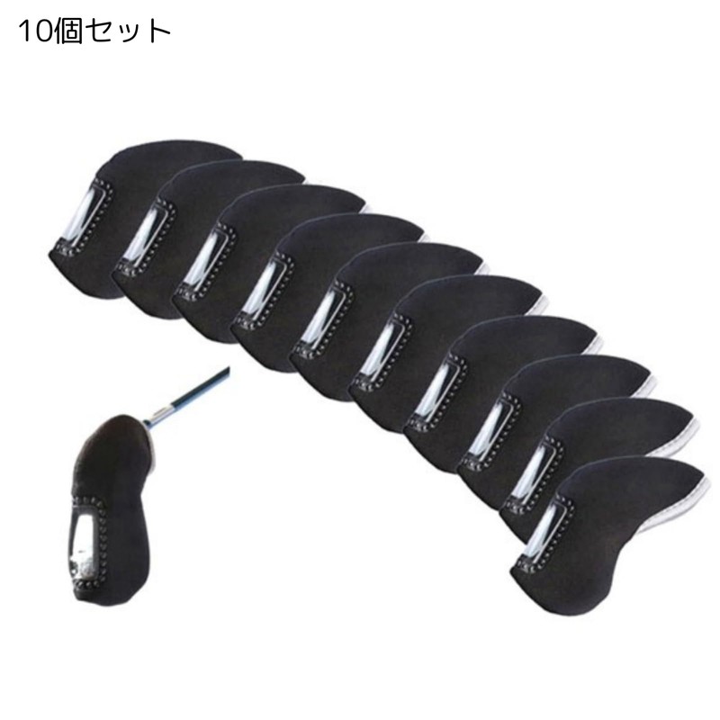 HODAKy Golf Club Iron Head Cover with Window - Set