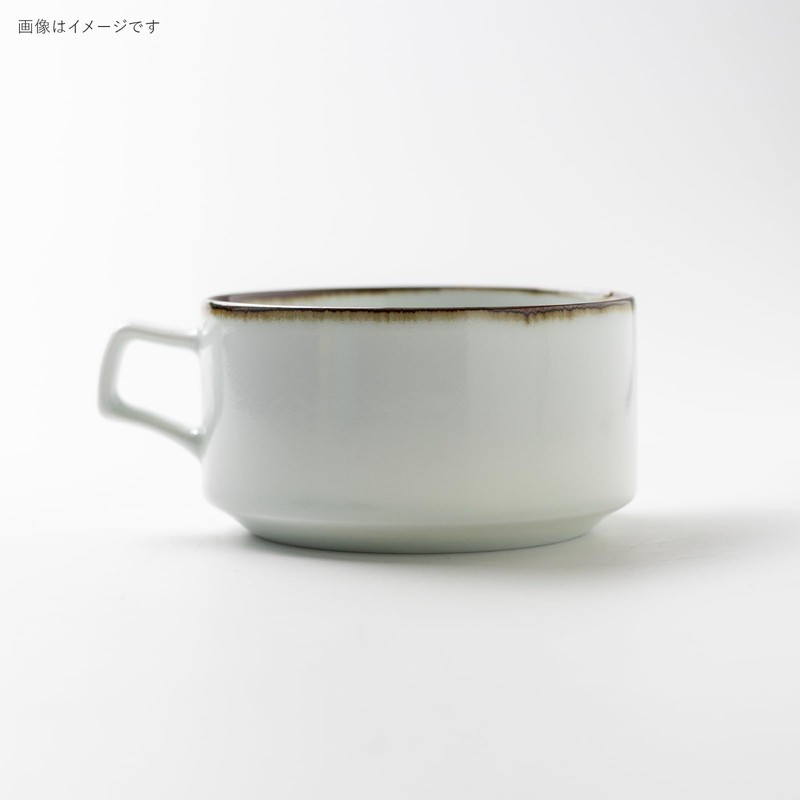Minoru Pottery Solo Soup Cup, Off White
