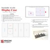 Acrylic Display Case with Wood Base, 250mm x 100mm x