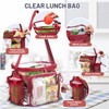 BORMELUN Clear Lunch Bag for Work, Correctional Officer Work shoulder