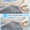 HYLEORY Cooling Comforter Queen Size, Double-Sided Cold Tech Fabric Cooling