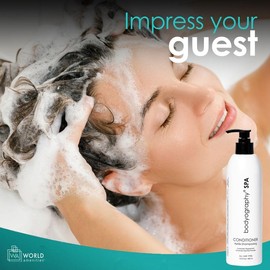 World Amenities Bodyography Spa Afloat Series Hair Conditioner - Peppermint and Lavender Moisturizing Conditioner