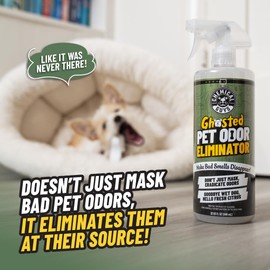 Ghosted Pet Odor Eliminator, Refresh Your Home, Car, Office, & More, From Chemical Guys (32 Fl Oz) - Fresh Citrus Scent - PCS10232
