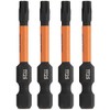 Railer T25 Tamper Proof Bits - 4 Pack, 2 Inch,