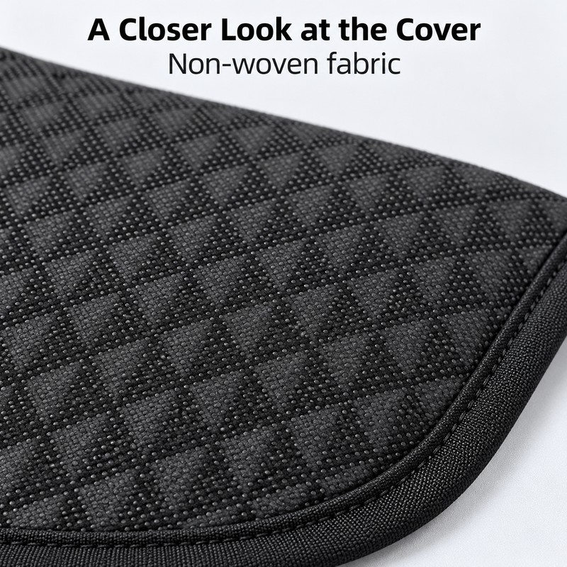 Car Windshield Cover for Ice and Snow - Black Front