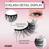 10 Pairs Fluffy Half Lashes, 15mm Natural Look Cat Eye