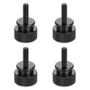 sourcing map 4Pcs M3x10 Aluminum Thumb Screws, 12x20mm(ODxH) Computer Case