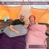 BESTEAM Ultra-light Warm Weather Envelope Sleeping Bag, Outdoor Camping, Backpacking