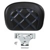 Stitching Passenger Sissy Bar Backrest Pad For Harley Touring Road