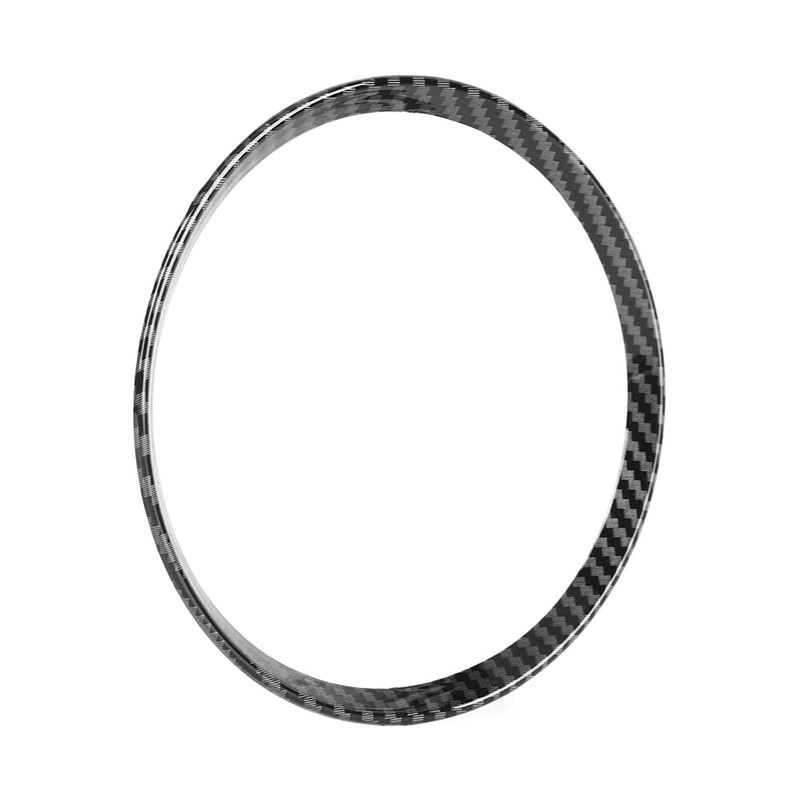 Interior Gear Shift Trim Cover Ring Carbon Fiber Style Console