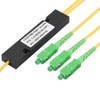 Optical Fiber Splitter, SC APC 1X2 PLC Single Mode Optical