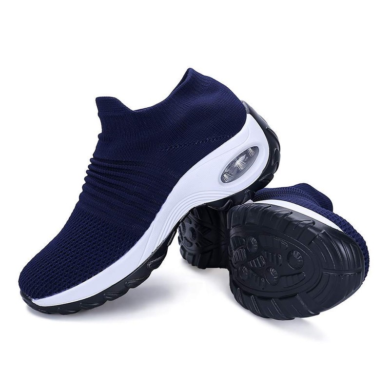 TANTOO - Mocasines cómodos con Plataforma y cuña para Mujer,