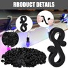 120 Pcs Black Gutter Hooks, Reusable Plastic S Gutter Clips